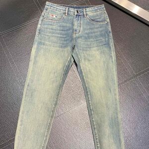 Trendy retro stretch high-end men's jeans